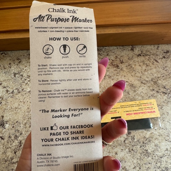 CHALK INK MARKER  SET FOR ORGANIZATION BRAND NEW - Picture 3 of 4